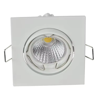 Boîtier encastré rond pour spots GU10 MR16 G5.3, compatible ampoules halogènes, supports de lampe, bases pour projets commerciaux et résidentiels