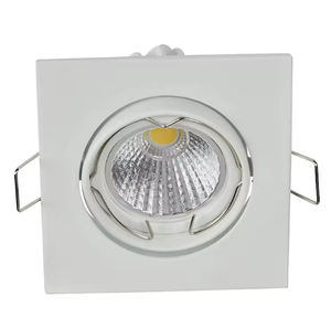 Focos LED Modernos con Marco Circular, Opciones <span class=keywords><strong>GU10</strong></span> <span class=keywords><strong>MR16</strong></span> G5.3 MR11, Antideslumbrantes para Uso en Interiores, Marco Cuadrado Empotrado - Product Image 5