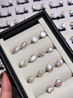 Perles Keshi d'eau douce naturelles 12 mm, perles baroques irrégulières Aurora sans noyau, parfaites pour la fabrication de bijoux en gros