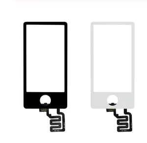 หน้าจอสัมผัส OEM Digitizer Glass สำหรับ IPod Nano 7 7th หน้าจอสัมผัสสีดำสีขาว