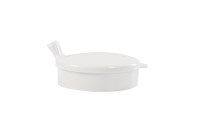 Tasses en plastique antidérapantes Healthmenex pour adultes et personnes âgées, 285 ml, avec couvercle et paille, base large moderne, double poignée, compatibles lave-vaisselle