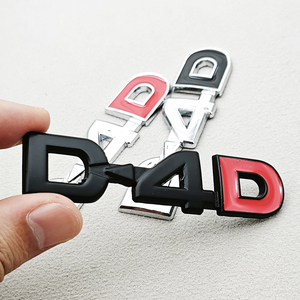 Emblema 3D in Metallo Cromato D4D, Lettere Badge Adesive per Auto <span class=keywords><strong>Toyota</strong></span> Camry Highlander Yaris Corolla <span class=keywords><strong>Avensis</strong></span> Hilux Accessori - Product Image 3