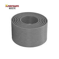 Cable de Red Kneysum de Alta Velocidad para Interiores, CAT5, Cobre Sólido Puro, 8 Conductores, FTP/SFTP, Par Trenzado, 23/24AWG, 305M, para Casas Inteligentes
