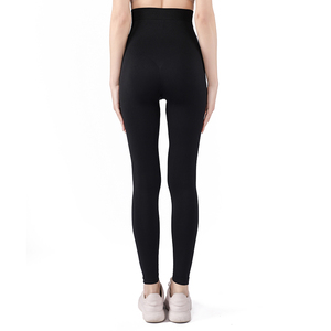 2024 OEM donne incinte maternità Yoga pantaloni Plus Size Slim Fit senza soluzione di continuità indossando glutei pesca Leggings Yoga in gravidanza - Product Image 3