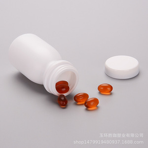 ขวดพลาสติก HDPE ขนาด 100 มล. แบบกำหนดเอง สำหรับบรรจุยาเม็ด วิตามิน แคลเซียม - Product Image 2