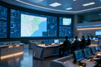 Écran LED SMD à zéro écart usiné CNC, haute uniformité, pour mur de surveillance des bureaux gouvernementaux, fabricant Yizhicai OEM ODM