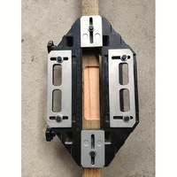 Gabarit de perçage fixe en alliage pour le fraisage de charnières de portes en bois DIY – Embouts de localisation de type poinçon – OEM/ODM disponible – Garantie 1 an – Emballage inclus