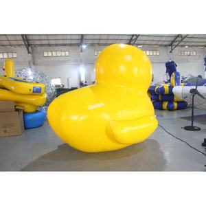 بالون عملاق قابل للنفخ على شكل بطة صفراء كبيرة للإعلان والترويج في حمامات السباحة - Product Image 4
