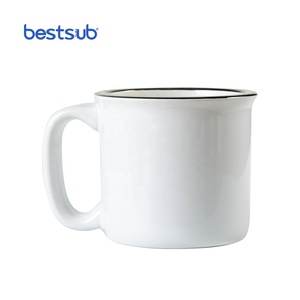 13oz 400ml Sublimation White Ceramic <strong>Enamel</strong> Coffee <strong>Mug</strong> (B13TC-WK) - Product Image 5