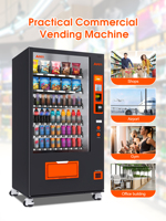 Distributeur automatique de boissons et de collations AFEN USA, 60 compartiments, livraison rapide en 3 jours, paiement par billets, pièces et cartes, en vente