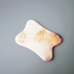 Envío gratuito corazón forma jade <span class=keywords><strong>sodalita</strong></span> jaspe de Mookaite guasha 100% natural jade gua sha - Product Image 6