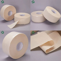 Fabrication en gros de papier toilette en rouleaux jumbo de haute qualité en pâte de bois vierge, sur mesure, OEM et ODM, pour usage commercial