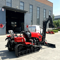 Tracteur à chenilles multifonctionnel diesel Euro 5 pour la culture des rizières et des terres arides