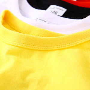 Großhandel 100% reine Baumwolle Herren T-Shirt Solid Multi-Color Langarm Casual Bottom ing Shirt für Kinder und Jugendliche - Product Image 2