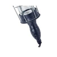 Support de lampe E27 portable avec poignée en caoutchouc, puissance maximale 60W, lampe de travail avec couvercle en fil de fer