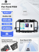 DUDUAUTO DUDU7 A7870 AKM7739 VELVET DSP 8K QLED Autoradio pour Ford F150 2021-2024 14e génération P702 SYNC 4