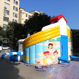 Công Viên Nước Cá Voi Ngoài Trời PVC 4*6M Công Viên Nước <span class=keywords><strong>Inflatable</strong></span> <span class=keywords><strong>Giant</strong></span> <span class=keywords><strong>Inflatable</strong></span> Pool <span class=keywords><strong>Slide</strong></span> Dành Cho Người Lớn - Product Image 4