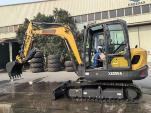 Nuevo 5,7 T Mini excavadora XE55GA XE55DA XE55U XE55E 0,23 CBM Excavadora sobre orugas a la venta - Product Image 2