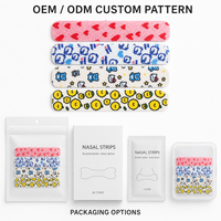 Bandes nasales OEM ODM pour remodelage du nez, couleur chair, non-tissées, patchs de remodelage du nez pour le sommeil nocturne, logo personnalisé