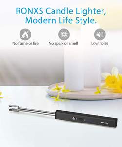 Allumettes longues électroniques pour bougies rechargeables, <span class=keywords><strong>briquet</strong></span> pour cuisinière et gril, <span class=keywords><strong>briquet</strong></span> à gaz de cuisine, <span class=keywords><strong>briquet</strong></span> à arc pour barbecue et camping - Product Image 4