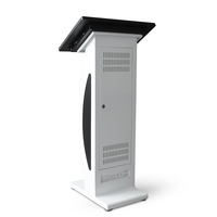 Kiosque interactif à écran tactile de 21,5 à 65 pouces pour la consultation d'informations et la promotion publicitaire pour la réception dans les espaces publics