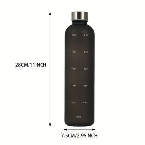 Botella Deportiva Reciclable de 1L, Venta al Por Mayor de Fábrica, Nueva Botella de Plástico con Marcador de Tiempo para Beber Directamente, Ideal para Gimnasio y Camping - Product Image 2