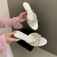 Sandales pour femmes, toutes tailles disponibles, sandales à strass avec talon bas, nouveau design, sandales confortables à talon chaton