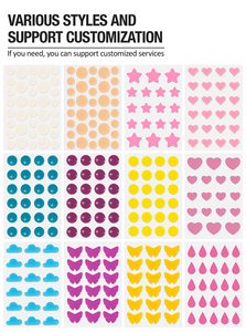 แผ่นปิดแผลสิวแบบใสไฮโดรคอลลอยด์ 36 ชิ้น ยี่ห้อส่วนตัว สำหรับรักษาสิวและรอยแดง - Product Image 6