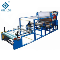 Machine de laminage automatique de tissu et de mousse à entraînement électrique, état neuf, pour textiles de soutien-gorge, film bois/carton d'emballage