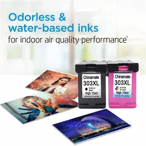 Para HP ENVY Inspire 7221 72247921 7924 Cartucho de tinta de impresora 303 303XL Cartucho de tinta compatible