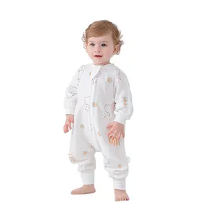 XLEE儿童更好保暖双层白色睡衣连身衣