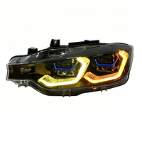 Nouveau phare laser SJC Auto pour BMW Série 3 F30 F35, mise à niveau vers phare laser X5, DRL jaune/blanc/ambre à changement de couleur
