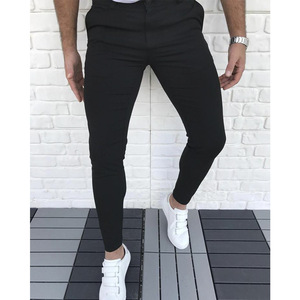 Pantalones de lápiz para hombre de verano simples a la moda de Venta caliente, pantalones casuales de Color sólido europeos y americanos nuevos - Product Image 2