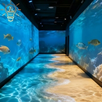 Projecteur LED 3D personnalisé, lumières laser, faisceau LED RGBW, lumière IP67 en alliage d'aluminium, lumières publicitaires extérieures pour bâtiments