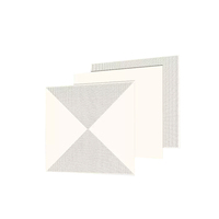 Plafond en grille d'aluminium ignifuge moderne et tendance pour salon et bureau, fonction imperméable