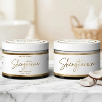 Étiquette autocollante ronde en vinyle imperméable avec logo personnalisé, estampage à chaud, feuille d'or, pour pot cosmétique et soins de la peau