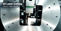 Machine de découpe automatique de tubes en cuivre Jinnan, équipement laser à fibre CNC pour la découpe de lits d'hôpital