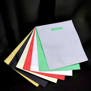 Bolsas de regalo troqueladas de tela no tejida para fiestas, dulces y detalles, con asa cómoda - Product Image 1
