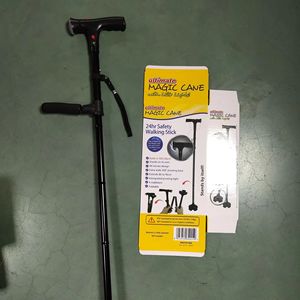 <span class=keywords><strong>Canne</strong></span> de sureau pliante télescopique pliable avec alarme LED Bâtons de marche fidèles Béquilles <span class=keywords><strong>pour</strong></span> les activités de plein air Randonnée Parents - Product Image 6