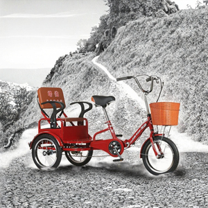 Vélo cargo à une vitesse Cicada JMC_XT-90 pour adultes, tricycle en acier carbone de 20 pouces avec 1 vitesse, capacité de charge de 150 kg - Product Image 3