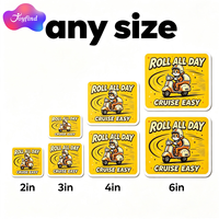 Pegatinas de PVC Personalizadas con Diseño de Dibujos Animados, Pegatinas Troqueladas, Resistentes a los Rayos UV, Duraderas, Impermeables, Brillantes, para Automóviles y Exteriores