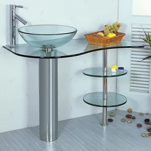 bathroom wash glass basin sink bowl in Hangzhou,lavabo