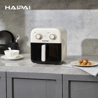Friteuse à air multifonctionnelle sans fumée de 4 L avec technologie antiadhésive, cuisson saine multifonctionnelle, friteuses à air mécaniques