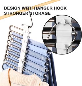 Multiple Pant <strong>Hangers</strong> Magic Pants <strong>Hangers</strong> Organizer Multifunctional Magic Foldable Clothes <strong>Hanger</strong> for Pants - Product Image 4