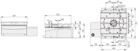 WT-H630 pièces de centre d'usinage CNC Table tournante CNC Table à dents horizontales