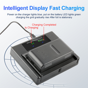 Двойной ЖК-дисплей USB-Type-C никель-МЧ зарядное устройство Электрический BN-V11U BN-V12U BN-V14U BNV-V18U зарядное устройство для модели JVC BN-V11U - Product Image 5