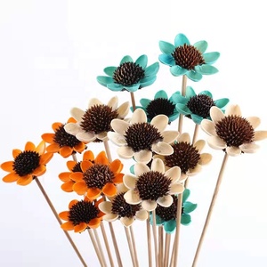 Flores secas hechas a mano, girasoles artificiales para decoración del hogar, flores <span class=keywords><strong>Happy</strong></span> - Product Image 6