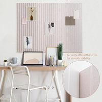 Tableaux d'affichage en feutre décoratifs personnalisés en forme de carrés pour l'école, alternative aux tableaux d'affichage en liège pour mur, vente en gros