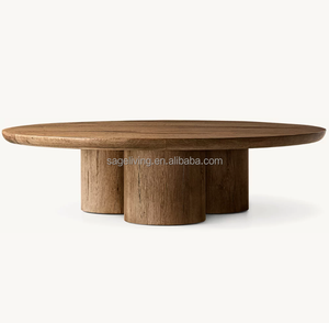 Đương Đại Mộc Mạc Vòng gỗ thiết kế Bàn cà phê cho phòng khách - Product Image 3