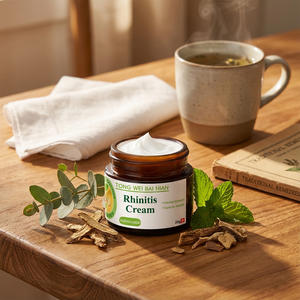 Crème de traitement de la rhinite entièrement naturelle - Soulage la sinusite chronique, les démangeaisons aux narines, les éternuements et les irritations nasales - Product Image 3